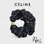 Celine Scrunchy Rayure Bracelet in Brass / CELINE BRACELET WITH TRIOMPHE GOLD AND SILK ที่รัดผมที่ไม่ใช่เพียงรัดผมแต่เป็นเครื่องประดับในสไตล์สาว LISA ที่ต้องอยู่ที่ข้อมือเท่านั้น! จนถือเป็นซิกเนเจอร์ที่โดดเด่นจนแฟนๆทั่วโลกต้องจดจำ วัสดุทอจากไหมทั้งเส้นลาย