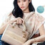DIOR WOMEN MEDIUM LADY D-LITE BAG VIP GIFT WITH PURCHASE (GWP) พรีเมี่ยมกิ้ฟ Limited Edition จาก DIOR DUTYFREE COUNTER วัสดุหนังแท้ Calfskin หุ้มด้วยผ้า Cannage อีกชั้นและปักลวดลาย 'Dior Palm' กระเป๋า Lady D-Lite ผสมผสานความสง่างามและคลาสสิกที่เ
