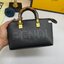 FENDI By The Way Mini Bag พร้อมส่งที่ไทย ภาพถ่ายจากงานขายจริง Iconic mini By The Way Boston bag made FENDI ROMA lettering and rigid tortoiseshell-effect plexiglass handles.