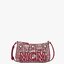 M.C.M MINI SHOULDER BAG IN VINTAGE JACQUARD MONOGRAM คอลเลคชั่นใหม่ล่าสุด โดดเด่นด้วยลายโมโนแกรม ถักทอบนผ้า woven jacquard กระเป๋าสะพายทรงพอชที่ไม่ธรรมดา มาพร้อมสายสะพายในตัว สามารถปรับใช้ได้ 2 แบบ สายยาวสะพายข้าง หรือจะนำสายเส้นกลางออกและปรับใช้สะพายไหล่