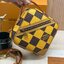 LV Chess Messenger Bag Jaune Mat / Green / Red / Blue กระเป๋าสะพายแมสเซนเจอร์ทรงเหลี่ยมรุ่นใหม่ ลายตารางหมากรุก Damier เอกลักษณ์ของความหรู โทนสีสดใสมีชีวิตชีวา ปรับลุคปัง กับการมาของความไฮคลาสรูปแบบใหม่ สุดไอโคนิค