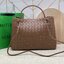 BOTTEGA Medium Andiamo embellished intrecciato leather tote 32cm กระเป๋าสะพายดีไซส์สานเป็นเอกลักษณ์ หนัง nappa นิ่มสวยงาม