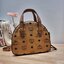 M.C.M MINI ESSENTIAL HALF MOON DISCO TOTE IN VISETOS กระเป๋าถือ/สะพายข้างไอเท็มรุ่นฮิต!! ที่เหล่าดาราเซเลป และไอดอลคนดังมีติดตัว เป็นรุ่นที่แมทช์ง่ายมากๆ