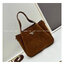 PRADA Suede Shopping Tote bag กระเป๋าทรงช้อปปิ้ง งานหนังกลับสวยเก๋ สวยเด่นเป็นเอกลักษณ์มาก ดีไซส์ทรงสวยหูจับในตัว ภายในโล่งกว้าง ใส่ของสำคัญได้สบายๆ