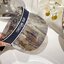 DiorClub V1U Blue Toile de Jouy Visor / Dior Sun Visor Cap ภาพสินค้าถ่ายจากงานขายจริงใช้งานต่างประเทศได้