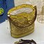 TORY BURCH T Monogram Straw Bucket Bag สีใหม่ โทนเหลืองทอง สวยหรู พร้อมเสิร์ฟความสวยให้ถึงบ้านแล้วน้า กระเป๋าบัคเก็ตทรงยอดนิยม ดีไซน์ใหม่ล่าสุด ยูนีคไม่เหมือนใคร ลายสานเต็มใบ พร้อมปักโลโก้เอกลักษณ์ โดดเด่น งานฝีมือมากๆ