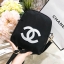 Chanel Shoulder Bag Gift With Purchase (GWP) กระเป๋าสะพายพรีเมี่ยมเเท้จาก Chanel Cosmetic Counter วัสดุ Nylon&Polyester 100% สีดำด้านหน้าประดับโลโก้แบรนด์สีขาววิ้งๆสวยหรูดูดี เปิดปิดด้วยซิป หัวซิปแบรนด์อะไหล่ทอง ซับในสกรีนโลโก้ ภายในมี1ช่องซิป กว้างและจุส