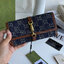 พรีเมี่ยมกิ๊ฟแท้ 100% 】GUCCI Jackie 1961 chain wallet กระเป๋าสตางค์ใบยาวพร้อมโซ่ทอง แบบใหม่สวยหรูมากค่ะ