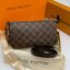 พรีเมี่ยมกิ๊ฟแท้ 100% 】หนังแท้ Louis Vuitton Monogram Canvas POCHETTE ACCESSOIRES Handbag