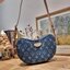 LV croissant denim bag กระเป๋าทรงครัวซองต์ ใหม่ล่าสุด สวยชิค ฉ่ำก่อนใคร ด้วยดีไซน์สุดเก๋แบบทำถึง เพิ่มดีเทลน่าใช้ด้วยใบลูก ที่แยกออกมาใช้ได้