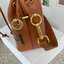 FENDI MON TRESOR MINI LEATHER BUCKET IN BROWN ทรงขนมจีบสุดฮิต! เปิดปิดด้วยตัวเปิดแบบรูด ภายในมีช่องใส่ของหลัก ใส่กระเป๋าสตางค์กลาง + มือถือได้ ทรงนี้กำลังมาแรงมาก อะไหล่ทอง มีสายให้สองแบบ ปรับเปลี่ยนลุคได้ง่าย พร้อมส่งที่ไทยราคาสุดคุ้มห้ามพลาดค่ะ!