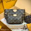 LV Multi Pochette Accessoires Monogram / LV Pochette กระเป๋าสะพายมัลติฟังก์ชั่น สุดฮอต ดีไซน์คลาสสิควินเทจ สะพายปรับลุคได้หลายสไตล์ รับรองคุ้มค่าจริงๆจ้า เกรดออริ เทียบแท้
