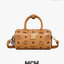 M.C.M ESSENTIAL MINI BOSTON BAG IN VISETOS น้องหมอนมินิมาแล้วจ้า!! กระเป๋าถือ/สะพายข้าง ทรงหมอน ไซส์มินิ ฮิตกันทั่วบ้านทั่วเมือง ดาราเซเลปใช้กันล้นหลาม 🔥🔥 สวยโดดเด่น ยอดนิยมที่สุด มาพร้อมสายรัดเก็บหูจับ วัสดุหนังแคนวาสคุณภาพดี เปิด-ปิดด้วย