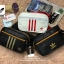 Adidas mini waist bag กระเป๋าสะพายคาดอกหรือคาดเอวขนาดมินิ วัสดุหนังpuลายหนังแกะเทียม มีช่องซิปใช้งาน2ช่อง ใส่โทรศัพท์มือถือได้ทุกรุ่น สายสะพายปรับความยาวได้ฟรีไซส์ ออกแบบมาเพื่อใช้งานได้ทั้งหญิงและชายเลยคร้า!!