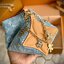 LV Bloom Pouch Monogram Flower coated canvas / Rose Jasmine / Banana / Denim กระเป๋าสะพายรุ่นใหม่ โดดเด่นด้วยรูปทรงทันสมัย Monogram Flower