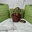 GUCCI Mini bamboo top handle tote bag กระเป๋าสะพายทรงตะกร้า หูจับลายไม้ไผ่ตัดสีได้อย่างลงตัว ถือแล้วดูขับผิวสวยงาม งานหนังแท้หนังเงาดูแพง ให้ความรู้สึกถึงงานฝีมือที่โดดเด่น ด้วยฐานทรงหกเหลี่ยม พร้อมส่งที่นี่ก่อนใคร รีบจับจองเลยน้า