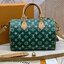 RUNWAY LV Speedy P9 Bandoulière 25 Soft Leather กระเป๋าสะพายสปีดี้รุ่นใหม่หรูหรา เกรดท็อปวีไอพี เกรดดีสุด 1:1 หนังแท้สวยงาม เก็บทุกรายละเอียด ใช้สลับแท้ ผ่านทุก ตม.