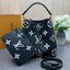 ORI หนังแท้ | LV NeoNoe MM Bucket bag Monogram Flower กระเป๋าสะพายทรงบัคเก็ต ลาย Monogram Flower โดดเด่นเพิ่มสไตล์ มีเสน่ห์ชวนหลงใหล