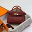 VIP หนังแท้ 】HERMES KELLY 20 MINI SELLIER GOLD EPSOM GOLD HARDWARE