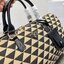 PRADA Large Boston jacquard Bag / Prada Symbole embroidered jacquard fabric travel bag 17" กระเป๋าทรงบอสตันใบใหญ่ ภาพถ่ายจากงานขายจริง ใช้งานต่างประเทศได้