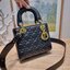 SMALL LADY DIOR MY ABCDIOR BAG Black Cannage / CD LADY BAG พร้อมส่ง กระเป๋าสะพายข้างสุดฮอต ดีไซน์เรียบง่าย แต่แฝงไปด้วยความหรูหรา ทรงกล่องคลาสสิค โดดเด่นด้วยพวงกุญแจอะไหล่สีทอง