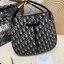 Medium DIOR Nolita Bag Blue Dior Oblique Jacquard รุ่นใหม่ กระเป๋าสะพายทรงโท้ท สวยเรียบหรู ถือได้ สะพายยาวได้ เกรดออริ 1:1