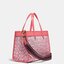 สวยๆ เคลียสต๊อค มีไม่มากจร้าา! COACH TOTE FIELD JACQUARD BAG ((C3282)) กระเป๋าหิ้ว//สะพายข้าง JacquardลายC+หนังแท้ สวยงามลงตัวมากๆค่ะ ปากกระเป๋าเปิดปิดแบบกระดุมแม่เหล็ก ภายในกว้าง สาวๆทีาสัมภาระเยอะบอกเลยเหมาะมากค่ะ