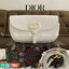 DIOR BOBBY EAST-WEST BAG (GWP) พรีเมี่ยมกิ้ฟ Limited Edition กระเป๋าสะพายขนาดกระทัดรัด น่ารักมากมาย วัสดุหนังแท้ (Calfskin) อะไหล่ทอง ตกแต่งด้านหน้ากระเป๋าแบบหัวเข็มขัด ประดับโลโก้ CD ด้านหลังสกรีนตัวอักษร "30 MONTAIGNE" มีช่องสำหรับเก็บของหนึ่ง