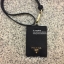 ที่ห้อยบัตรสุดหรู จากแบรนด์ PRADA ช่องใส่บัตรด้านหน้าและด้านหลัง ใส่บัตร ประชาชน บัตร ATM ได้ อะไหล่ปั้มแบรนด์สีทอง