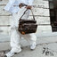 LV Nile Crossbody Monogram Canvas Bag กระเป๋าทรงแมสเซ็นเจอร์วินเทจใบใหญ่ unisex bag ใช้ได้ทั้งชายหญิง จุของได้เยอะ พิมพ์ลายโมโนแกรมคมชัดสวยงาม