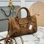 ORI หนังแท้ | Balenciaga Le City suede bag 30cm กระเป๋าถือ/สะพายข้างดีไซน์โดดเด่นสวยเท่ล้ำสมัย ใหม่ล่าสุดงานหนังกลับที่สุดแห่งความไอคอนิกไม่เหมือนใคร มีกิมมิคและลูกเล่นแพรวพราว