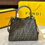 FENDI PEEKABOO XLITE TOTE Canvas Monogram Bag กระเป๋าทรงโท้ท ดีไซส์เป็นเอกลักษณ์ รุ่นหายาก ทรงสวยหรู ดูแพงเกินเบอร์!!
