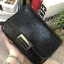 CHARLES & KEITH PUSH-LOCK CHAIN SLING BAG 2018 กระเป๋าสะพายวัสดุหนังคาเวียร์สวยอยู่ทรง ขนาดมินิกำลังดี น้ำหนักเบา เปิดปิดด้วยฝาปิดตัวล็อคปั๊มโลโก้ด้านหน้า ภายใน มีช่องซิป และช่องใส่บัตร มาพร้อมสายสะพายโซ่ยาวสามารถซ้อนสายสั้นสะพายไหล่ หรือสายยาว Crossbodyไ