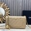 ORI หนังแท้ | Chanel Classic Flap Bag กระเป๋าสะพายรุ่นคลาสสิก สายประดับบอลโลโก้สวยหรูอะไหล่สีทองสวยงาม