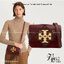 Tory Burch Small Eleanor Patchwork Convertible Shoulder Bag กระเป๋าทรงกล่อง ใบเล็กตัดเย็บจากหนังลูกวัว หนังกลับ และหนังงูนูน พร้อมขอบทาสีด้วยมือ อัญมณีแห่งหัตถศิลป์ ออกแบบมาให้พกพาสะดวก อะไหล่ทองเหลือง