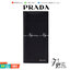 VIP หนังแท้ 】PRADA Men Saffiano Zipper Leather Billfold Long Wallet - Black