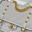 Chanel อเนกประสงค์ รุ่น Limited edition ลายตาราง ปักหมุดอะไหล่ทอง หนังแท้ น้ำหนักเบา มีช่องใส่ของจุกจิก เปิดปิดด้วยฝาปิดกระดุม มีช่องใส่บัตร ช่องซิป ช่องหลัง ใส่กระเป๋าสตางค์ใบยาว ได้ค่ะ ตัวจริงสวยมากๆถูกใจรีบจองนะคะ ใส่มือถือได้ทุกรุ่น สายสะพายโซ่+หนัง แ