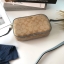 COACH MINI CROSSBODY BAGกระเป๋าสะพาน size mini วัสดุหนังลาย signature เปิด - ปิดด้วยซิป แบ่ง2 ช่องใหญ่ ภายในโล่ง ใส่ wallet สั้น มือถือได้ทุกรุ่น และของใช้จุกจิก พร้อมสายยาวถอด ปรับได้ค่ะ