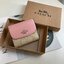 COACH SMALL WALLET IN SIGNATURE CANVAS กระเป๋าสตางค์ใบสั้น แบบพับสามตอน เปิดปิดด้วยกระดุมปั้มแบรนด์ ด้านในมีช่องใส่บัตรหลายช่อง และช่องใส่ธนบัตร ด้านหลังมีช่องซิปเหรียญอีกหนึ่งช่อง น้ำหนักเบา พกพาสะดวก อะไหล่เงาสุดหรู ห้ามพลาดค่ะ!