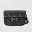 หนังแท้ Gucci Horsebit 1955 shoulder bag Black and ivory GG denim jacquard สีดำเดนิมสวยมากกกก มีมาน้อยนะคะ ที่สุดของรุ่นที่ฮอตหนักมาก คอลเลคชั่นที่ยอดขายดีตั้งแต่วันแรกที่ลง shop ด้วยรูปทรงที่กะทัดรัด ตอบโจทย์ได้ทุกลุค ทุกไลฟ์สไตล์ ใช้งานได้ง่ายคล่องตัว เ