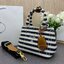 ORI หนังแท้ | Prada Jardinière linen blend mini-bag / Prada Tote Bag กระเป๋าทรงโท้ทใบเล็กน่ารัก ผ้าลินินผสม มาพร้อมดีไซน์ทันสมัย
