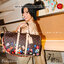 LV x TM Keepall Bandoulière 45 Bag Monogram Flower กระเป๋าเดินทางคอลเลกชันสุดพิเศษ สวยคลาสสิกมีชีวิตชีวา สีสันสดใสสไตล์ superflat สุดไอคอนิกของ Takashi Murakami ด้วยโมโนแกรมดอกไม้หลากสี ปรับดีไซน์ให้ดูสนุกสนาน