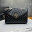 หนังแท้ YSL Saint Laurent Large Cassandra quilted shoulder bag กระเป๋าสะพายใบใหญ่ ดีไซน์ทรงสวยหรู ตอบโจทย์ได้ทุกสไตล์ ภาพสินค้าถ่ายจากงานขายจริง ใช้งานต่างประเทศได้