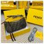 FENDI Simply Mini FF jacquard fabric bag กระเป๋าสะพายไซส์เล็ก กึ่งคลัทช์ มาพร้อมสายสะพายยาว จะถือใบเดี่ยวหรือสะพายข้าง ก็สวยเก๋ ไม่ซ้ำใคร