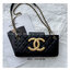 Chanel 24C bag / CHANEL WITH CHAIN / CHANEL Casual Style กระเป๋าสะพายหนังนิ่มลื่นเงาสวย