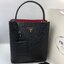 VIP 】หนังแท้ Prada Panier Bag Medium Saffiano Leather พร้อมส่งที่ไทย กระเป๋าสะพายข้างทรงบัคเก็ต จุของได้เยอะมาก เรียบแต่หรู ต้องใบนี้เลยค่าา