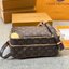 LV Nile Crossbody Monogram Canvas Bag กระเป๋าทรงแมสเซ็นเจอร์วินเทจใบใหญ่ unisex bag ใช้ได้ทั้งชายหญิง จุของได้เยอะ พิมพ์ลายโมโนแกรมคมชัดสวยงาม