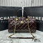ORI หนังแท้ | Chanel Large Bowling Bag Crumpled Leather / Chanel Keepall Bag กระเป๋าถือ กระเป๋าสะพายรุ่นใหม่ล่าสุด ดีไซน์หนังยับเงา รูปแบบเรียบหรูหราใช้งานง่าย สวยงามตามแบบฉบับแบรนด์