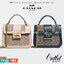 ใบจริงสวยหรูมากๆค่ะ💥 COACH ALIE TOP HANDLE IN SIGNATURE JACQUARD ((C4822)) พร้อมส่งที่ไทยค่ะ! กระเป๋าหิ้ว//สะพายข้าง วัสดุ Jacquard+หนังแท้ได้ลงตัวสวยงามมากๆค่ะ คลาสสิคสุดๆ เปิดปิดกระเป๋าแบบกดล็อค ช่องหลักกางออกได้กว้างสามารถใส่กระเป๋าเงินใบกลางได