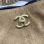 ORI หนังแท้ | CHANEL Shopping Bag 25A Suede Bag กระเป๋าช้อปปิ้งทรงโท้ท ดีไซน์ใหม่ทรงยาว หนังกลับสีทูโทน ในคอล Métiers D'art 2024/25 ดีไซน์ใหม่หนังกำมะหยี่โทนน้ำตาล ใช้งานง่าย สวยหรูดูแพง